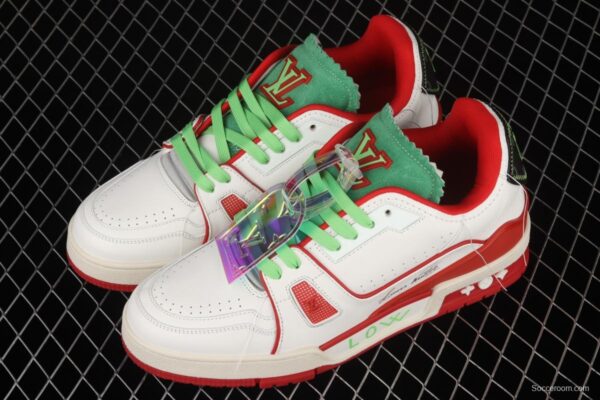 Authentic LV 2021s LV Trainer is limited to the latest color matching in autumn - Image 10