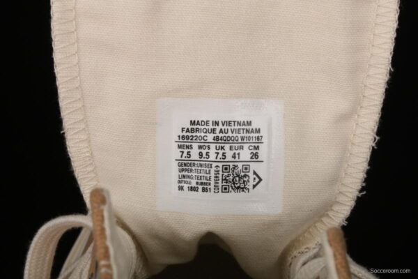 Converse x Carhartt tooling joint name high-top casual board shoes 169220C - Image 5