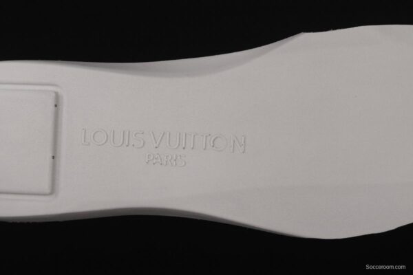 Authentic LV 2021ss early spring fashion catwalk sneakers 410N RED WHITE - Image 3