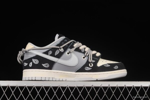 NIKE SB DUNK Low Prm SB Cashew Nut Flower Cashew Flower Elements SB Buckle Backboard Fashion Casual Sneakers DH7913-001 - Image 15