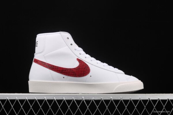 NIKE Blazer Mid'77 Vintage pioneer mandarin duck double hook retro high-top leisure board shoes CW7073-100 - Image 15