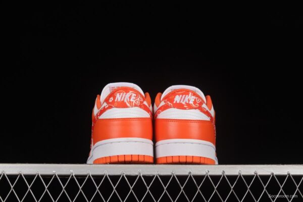 NIKE DUNK Low Cashew Blossom White Orange SB Buckle Breakbackboard Fashion Casual Sneakers DH4401-103 - Image 13