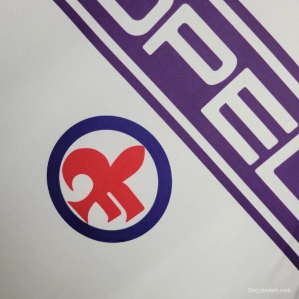 Retro 84/85 ACF Fiorentina Away White Jersey - Image 4