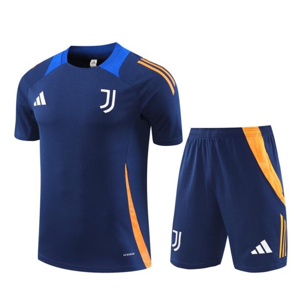 24/25 Juventus Navy Short Sleeve Jersey+Shorts - Image 15