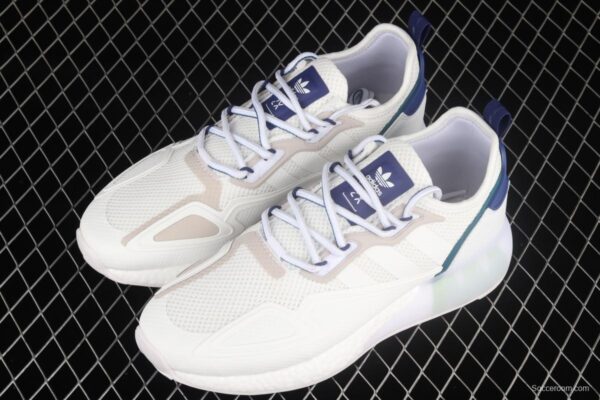 Adidas ZX 2K Boost GY3548 clover popcorn vintage running shoes - Image 10