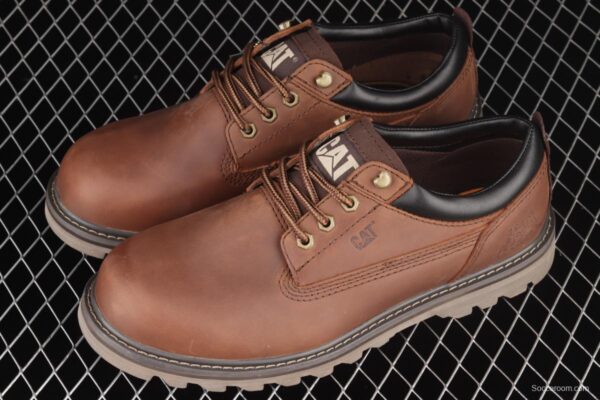 CAT British retro tooling casual low-top men's boots P723862 - Image 10