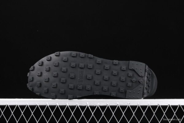 Sacai x NIKE LVD Waffle Daybreak co-signed catwalk style net gauze leather splicing double hook Swoosh running shoes BV0073-002 - Image 13
