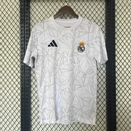 24/25 Real Madrid White Pre-Match Jersey