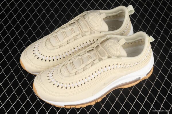 NIKE Air Max 97 Lx girls' exclusive knitting face-saving air cushion running shoes DC4144-200 - Image 10