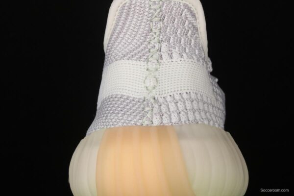 Adidas Yeezy Boost 350 V2 Tailgate FX4348 Darth Coconut 350 second generation hollowed-out Asian grey angel color BASF popcorn - Image 7