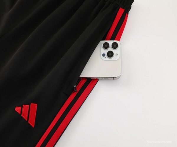24/25 Manchester United Red Full Zipper Jacket +Long Pants - Image 4