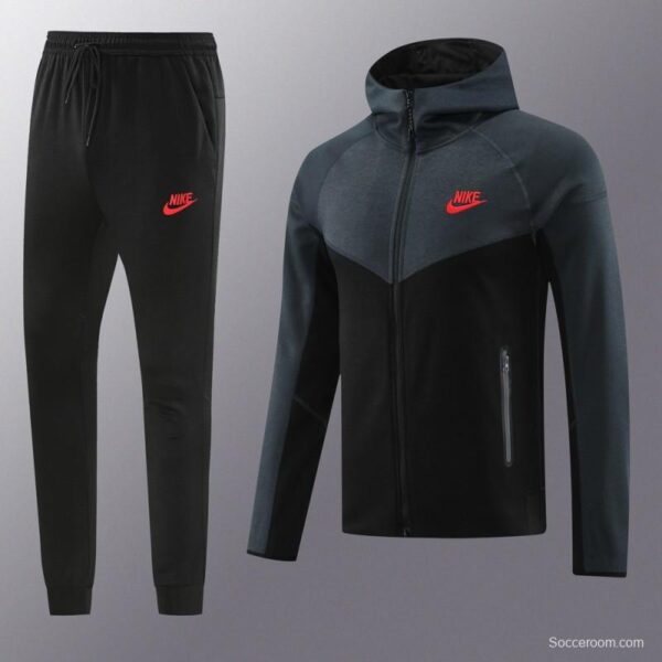 2024 Nike Grey/Black Full Zipper Jacket +Long Pants - Image 15