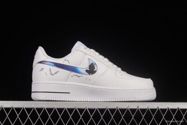 NIKE Air Force 1'07 Lx Painted Graffiti Low-Top Sneakers CW2288-113 - Image 15