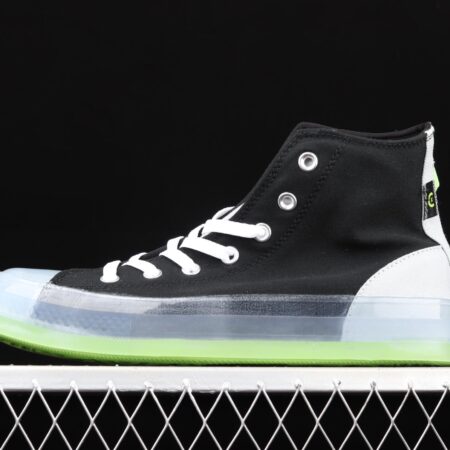 Converse Chuck Taylor All Star CX neutral crystal jelly soles green impact color canvas high upper shoes 170834C