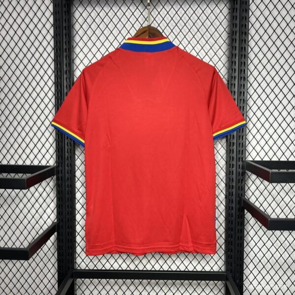 Retro 1994 Romania Away Red Jersey - Image 8