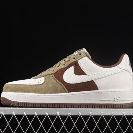 NIKE Air Force 11607 Low suede chocolate low-top casual board shoes DB2260-199