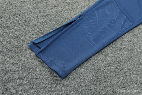 24/25 Manchester City Sky Blue Half Zipper Jacket+Long Pants - Image 2