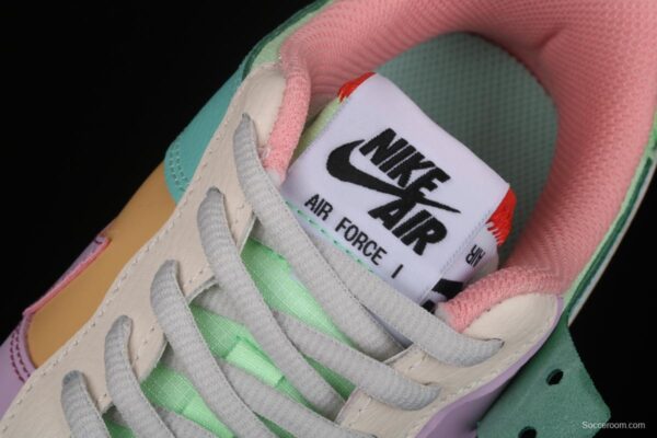 NIKE Air Force 1 ShAdidasow Tropical Twist light weight heighten low-top board shoes CI0919-101, - Image 6