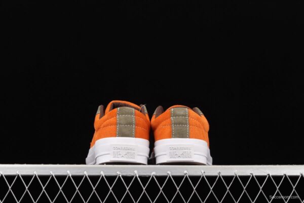Converse One Star Converse dirty orange-green fur-turned one-star low-top board shoes 161617C - Image 12