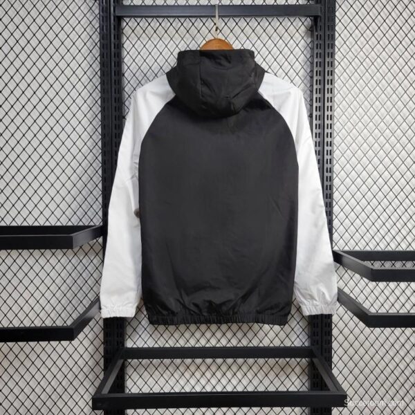 24/25 Manchester United Black/White Windbreaker - Image 4