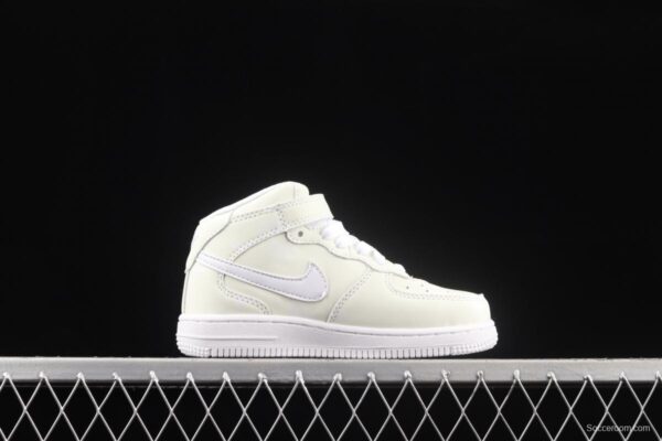 NIKE Air Force 1: 07 Mid WB Violet temperature change Kids 314197-400 - Image 15
