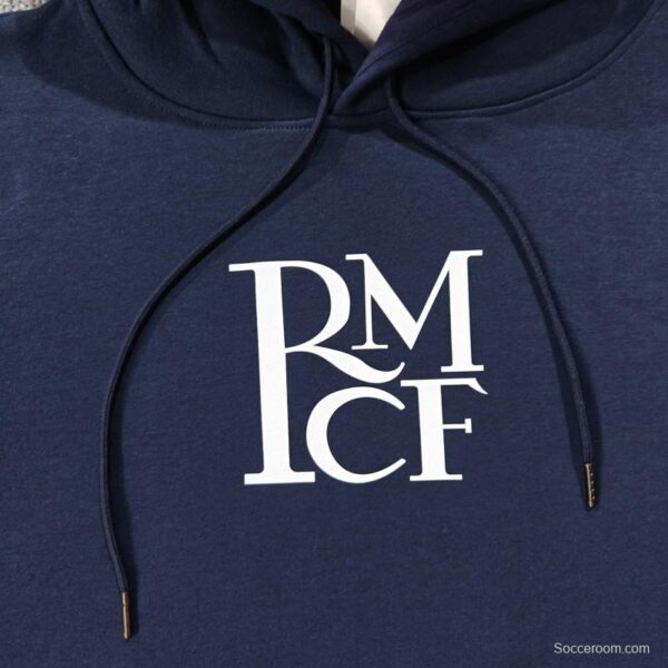 24/25 Real Madrid RMCF Beige/Grey/White/Navy/Black Hoodie - Image 5