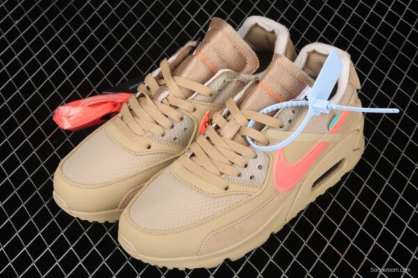 OFF-White x NIKE Air Max 90 OW joint limited edition classic air cushion running shoes AA7293-200 - Image 9