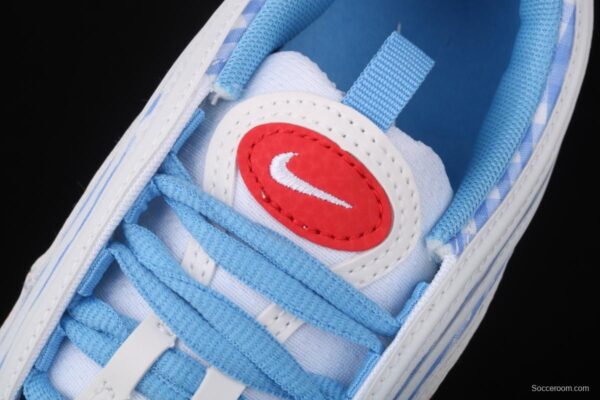 NIKE Air Max 97 summer cherry blue bullet air cushion running shoes CW5806-100 - Image 7