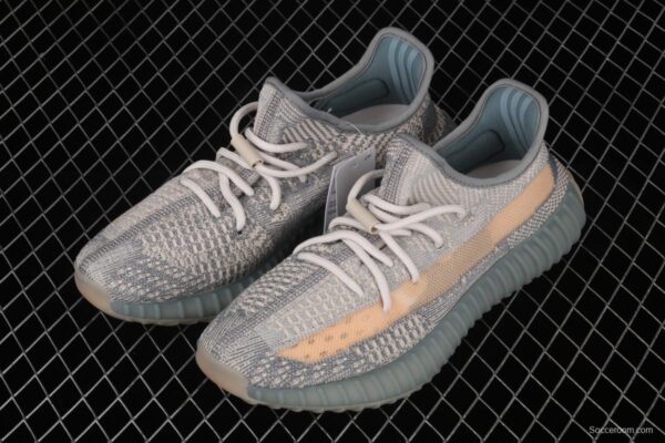 Adidas Yeezy Boost 350 V2 Israfil FZ5421 Darth Coconut 350 second Generation Silver Blue Angel Color BASF Popcorn - Image 9