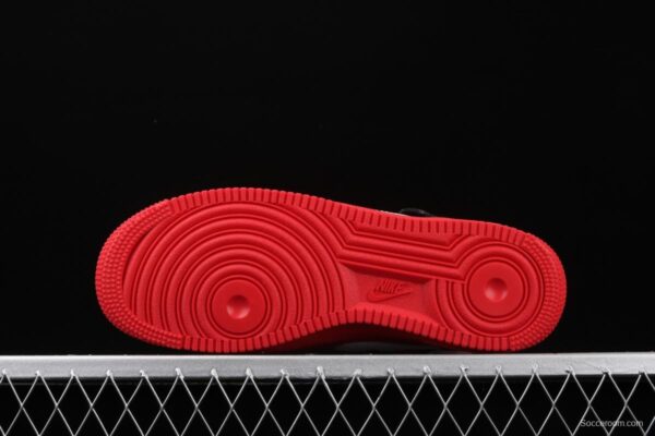 NIKE Air Force 1 Mid'07 Lv8 red and black OW letter casual board shoes 804609-605 - Image 14