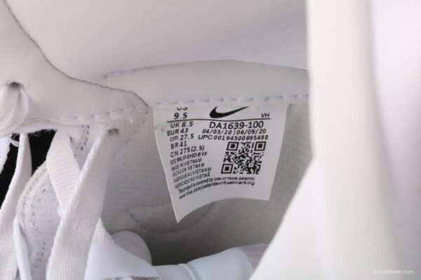Slam Jam x NIKE DUNK High series all-head leather high-top casual skateboard shoes DA1639-100 - Image 6