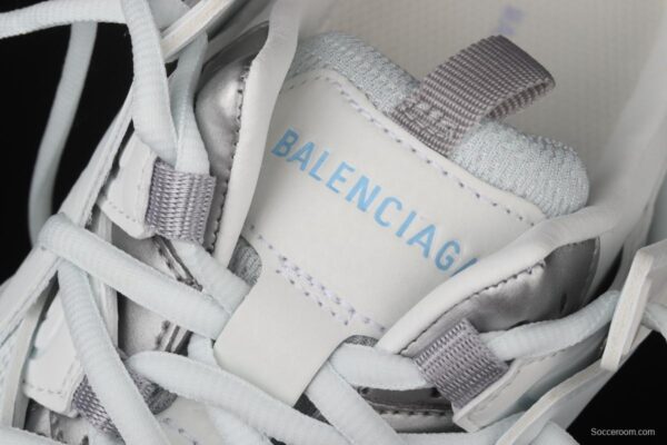 Balenciaga Sneaker Tess s.Gomma MAILLE WHITE/ORANGE 2021ss 3.0 three-generation outdoor concept shoes semi-drag W3AC49045 - Image 6