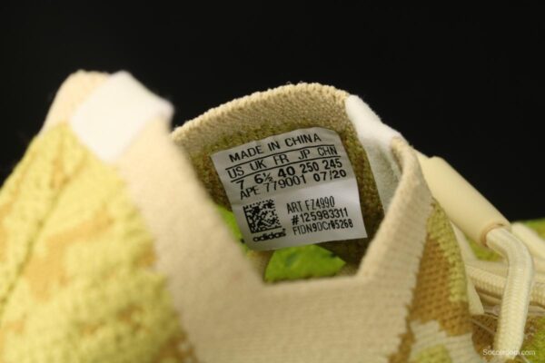 Adidas Yeezy Boost 380 Hylte Glow FZ4990 Kanye jointly limited coconut 380 fluorescent yellow luminous running shoes - Image 6