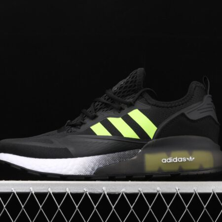Adidas ZX 2K Boost FV7472 2020 summer new clover popcorn vintage running shoes