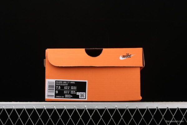 NIKE Blazer Mid'77 Motivation Limited Edition SB Gray Yellow Leisure Board shoes CW6016-100 - Image 11
