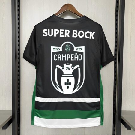 24/25 Sporting Lisbon Home Jersey With Campeões Printing