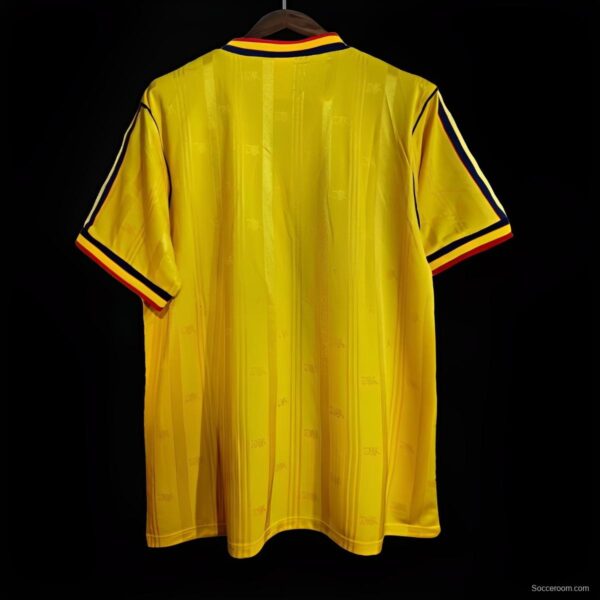 Retro 86/88 Arsenal Away Yellow Jersey - Image 2