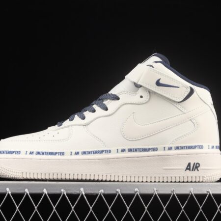 NIKE Air Force 1x 07 Mid x Uniterrupted James co-signed graffiti 3M reflective medium side leisure sports board shoes NU8802-303