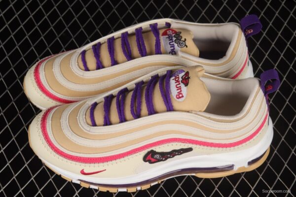 NIKE Air Max 97 Air Sprung Iron Grey Beige Embroidery Bullet Air Cushion Sports Running Shoes DH4759-200 - Image 10
