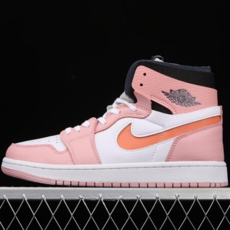 Air Jordan 1 Zoom Air CMFT pink glaze cherry pollen high top basketball shoes CT0979-601