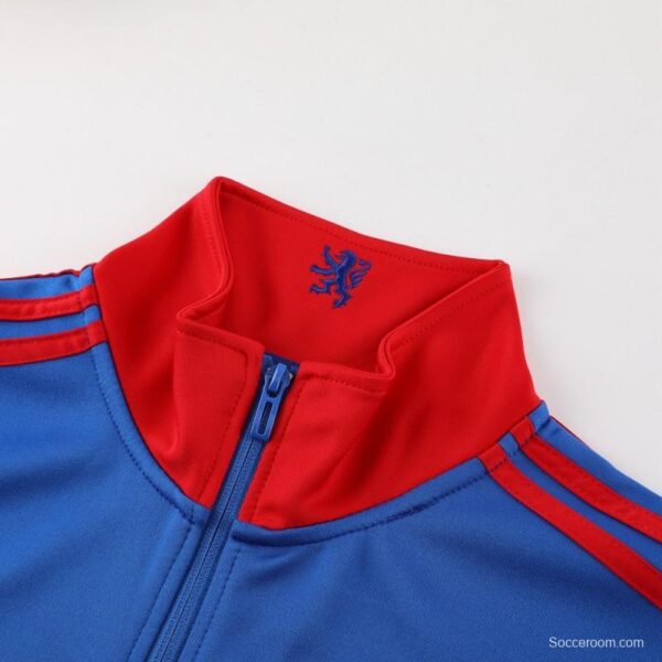 23/24 Olympique Lyonnais Blue Lyon Blue Full Zipper Jacket+Pants - Image 22
