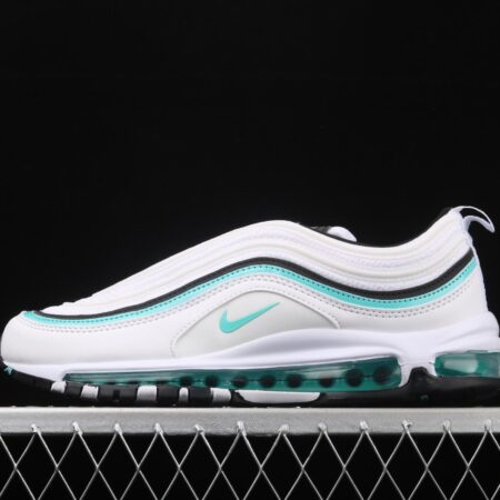 NIKE Air Max 97 White and green bullet air cushion running shoes CZ3574-130