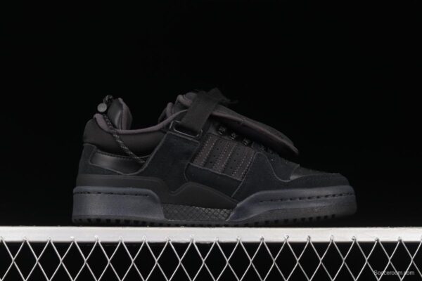Adidas BAdidas Bunny Forum 84 Low GW5021 black rabbit Velcro popular single classic vintage basketball shoes - Image 16
