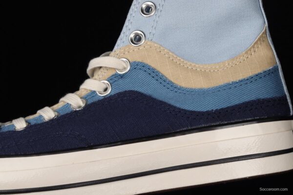 Converse Chuck 70 2021 new Samsung standard splicing color high upper canvas shoes 170838C - Image 8