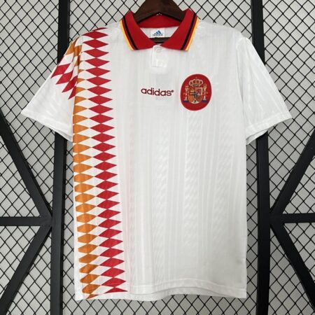 Retro 1994 Spain Away White Jersey
