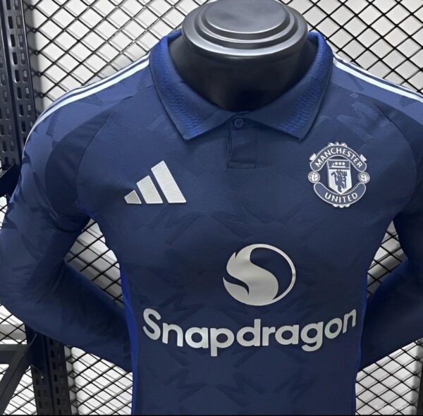 Player Version 24/25 Manchester United Away Navy Long Sleeve Jersey - Image 2