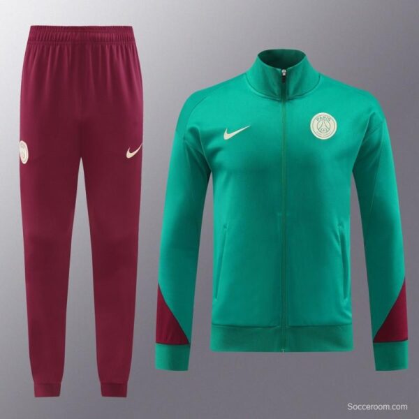 24/25 PSG Green Full Zipper Jacket +Long Pants - Image 12