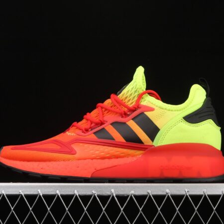 Adidas ZX 2K Boost FW0482 2020 summer new clover popcorn vintage running shoes