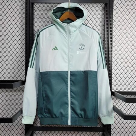 24/25 Manchester United Green Windbreaker