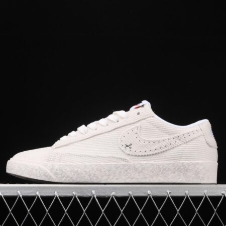 NIKE Blazer Mid x Levi's Strauss trailblazer low-top denim all-purpose leisure sports board shoes BQ8238-100